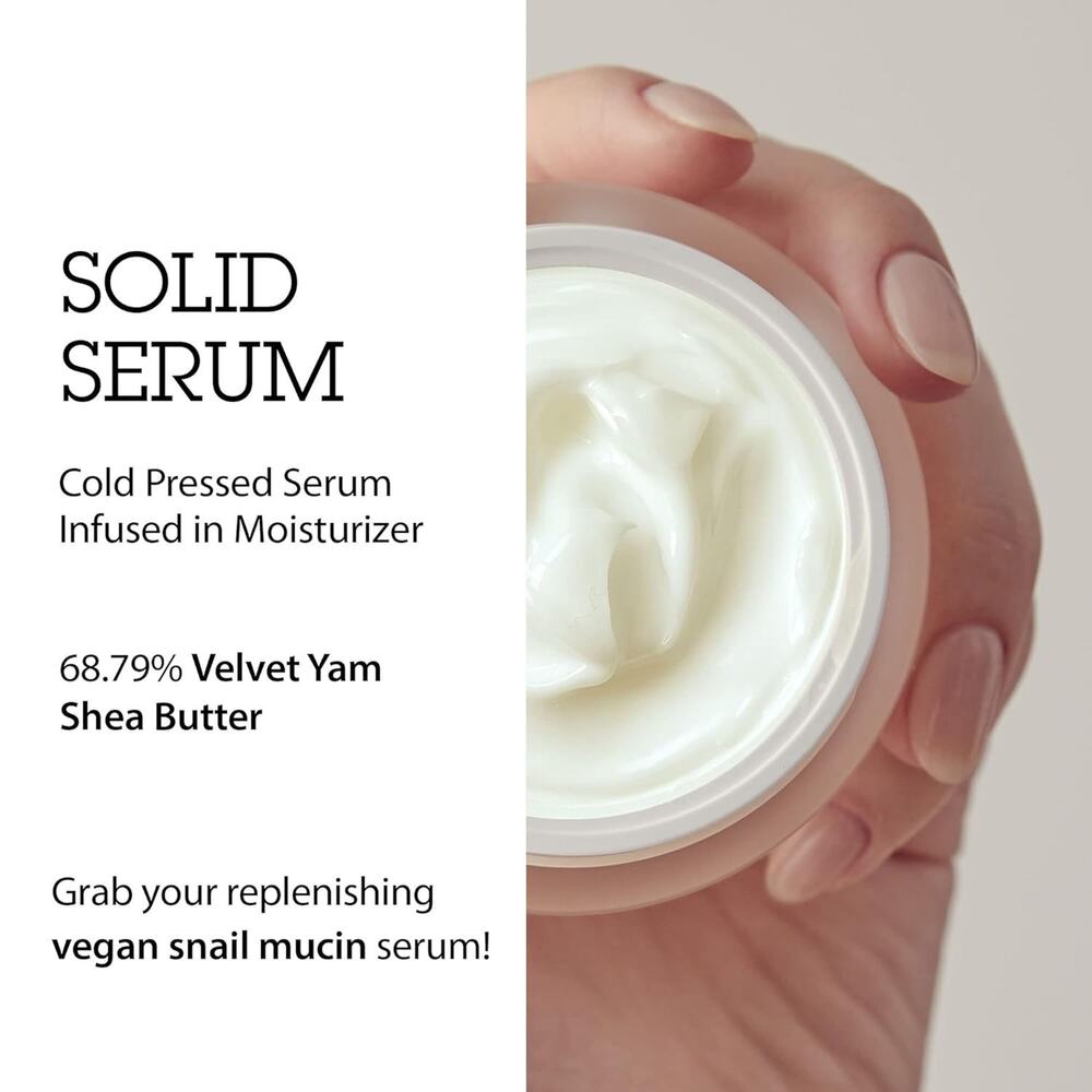 BLITHE Pressed Serum 68.79% Wild Yam Moisturizing Serum with Cream Texture, 1.68 - Picture 2 of 10
